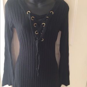 Bell sleeve sweater